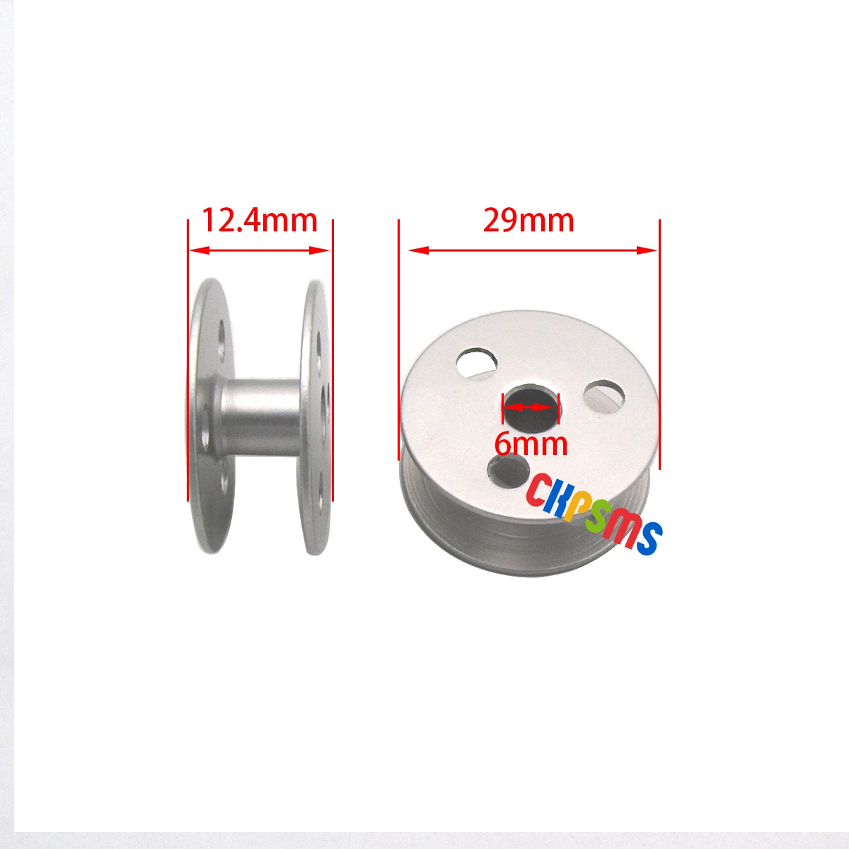 #150971A Large Aluminum BOBBINS FOR CONSEW 255RB 289RB 389R BROTHER LT2-B837 LT2-B838