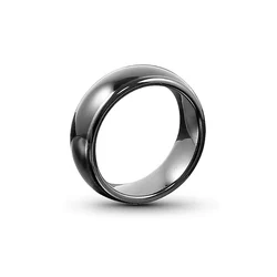 Cerâmica preta Smart Finger Rewrite Ring, RFID ID ou UID Chip, Desgaste para homens ou mulheres, 125KHZ, 13.56MHZ, 2023, Novo