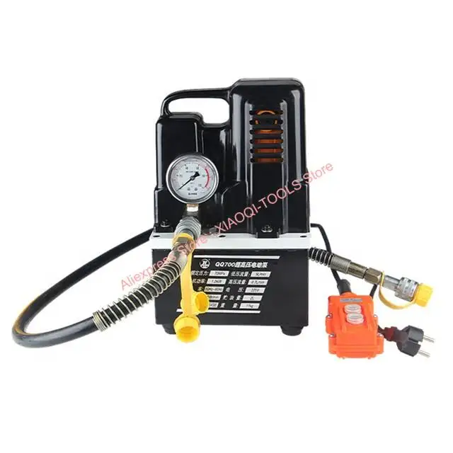 

QQ-700 Portable Electric Hydraulic Pump Ultra-small Hydraulic Station High Pressure Hydraulic Oil Pump 220V/110V 1.2KW 3700r/min