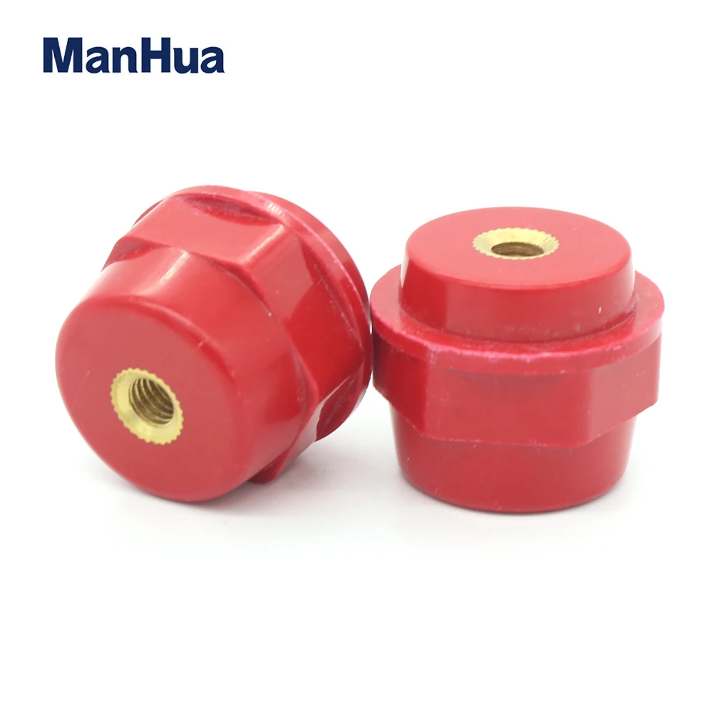 ManHua SM-25 Low Voltage Isolator Busbar Electrical Insulators Conical Busbar Blocks