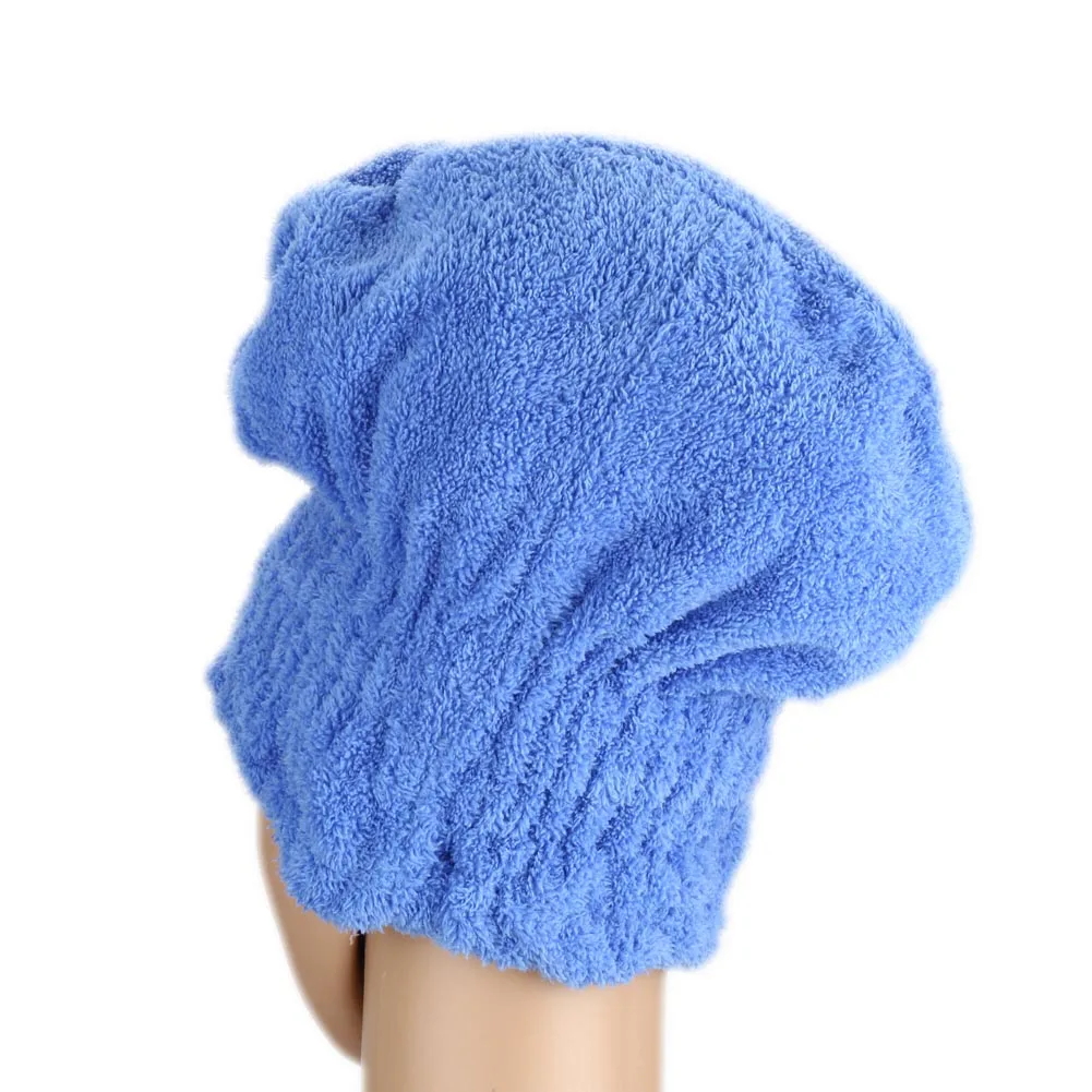 Microfibre After Shower Hair Drying Wrap Womens Girls Lady\'s Towel Quick Dry Hair Hat Cap Turban Head Wrap Bathingtowel