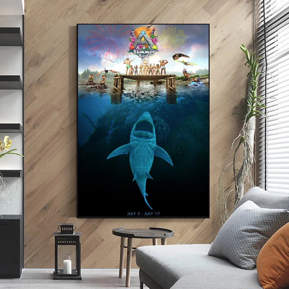 ARK Survival Evolved Game Poster Home Wall Painting Decoration (No Frame)