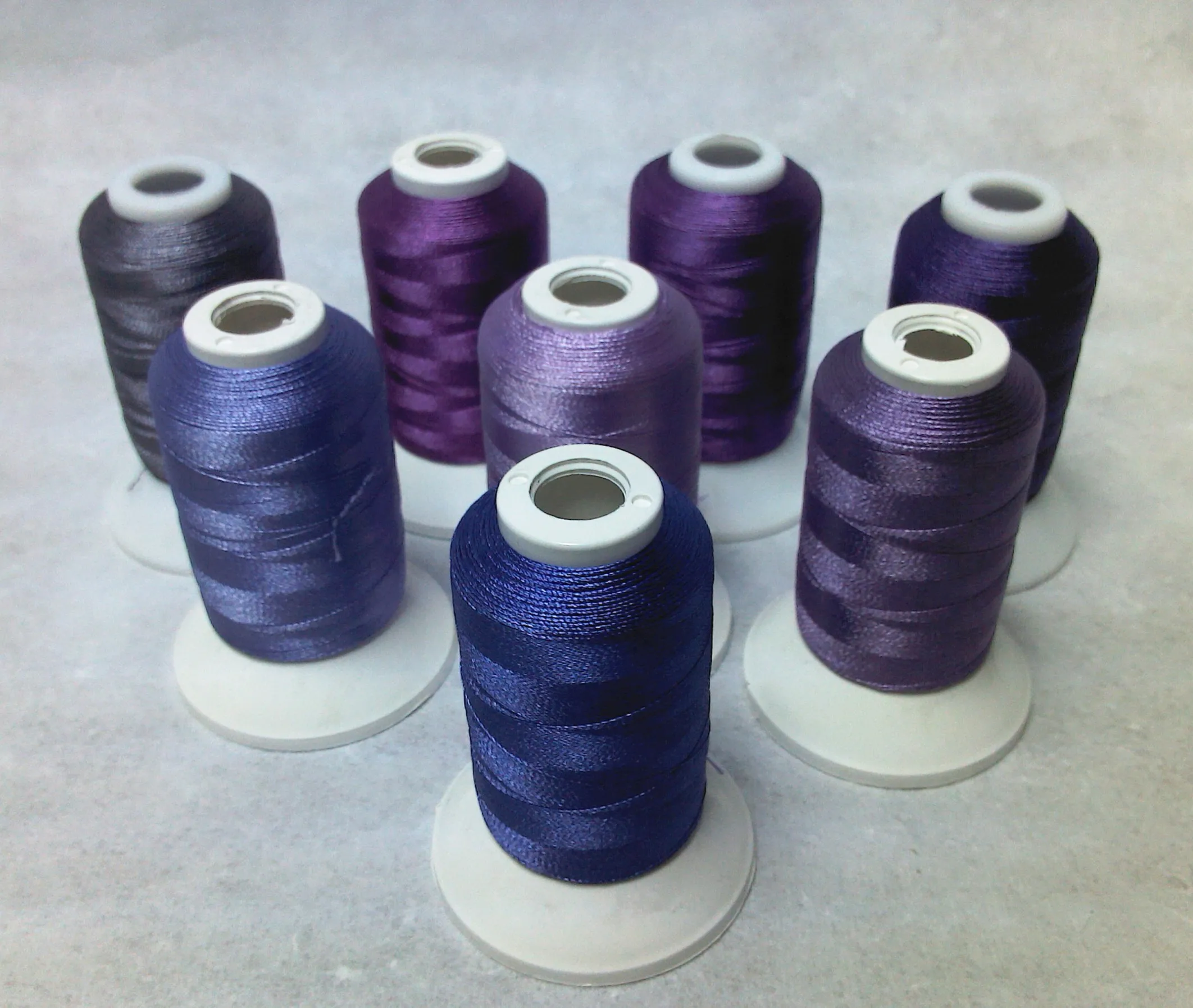 180+ Shade Pastel Series Colors Polyester Machine Embroidery Thread For Brother,Janome 500m*8, Classical Combination Best Deal