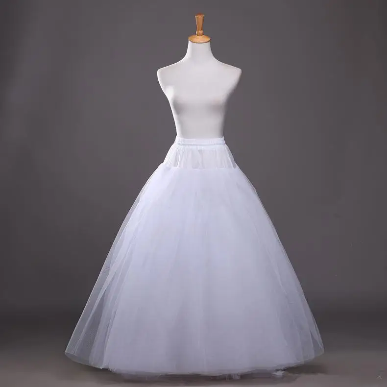 Vestido de tule macio para casamento, anágua, tamanho ajustável, saia de 3 camadas