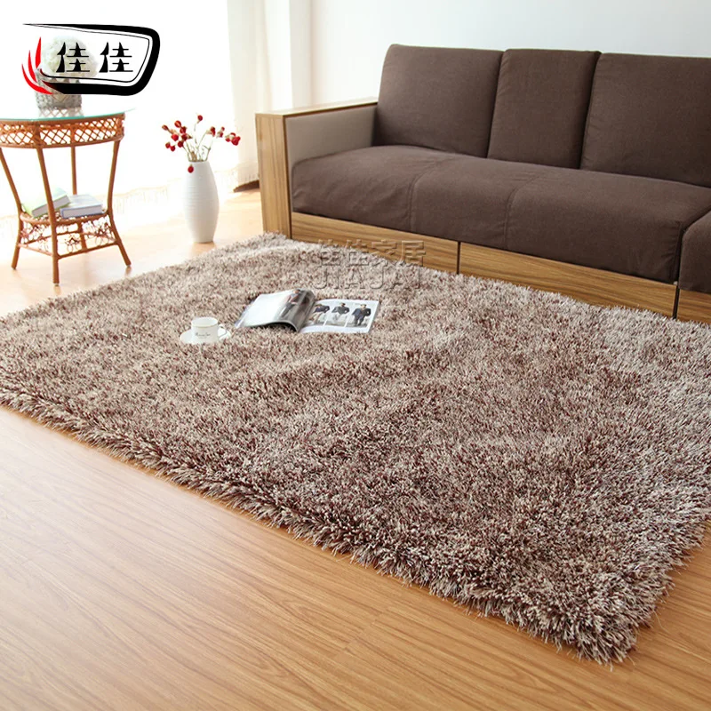 

Plush Carpet Fluffy Rug Bedroom Carpets for Living Room Anti-slip Floor Soft Grey Rugs Velvet Kids Room Mat