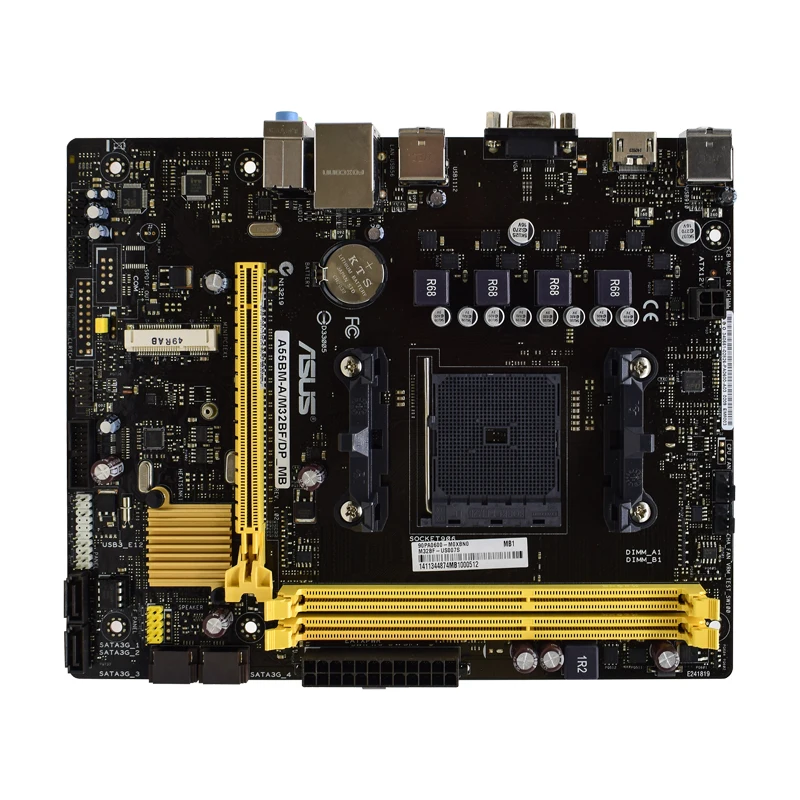 Asus A55BM-A/M32BF/DP_MB Motherboard AMD A55 Socket FM2+ DDR3 32GB Micro ATX support AMD A10-6700 A10-7870K A6-5400 A6-8550 cpu