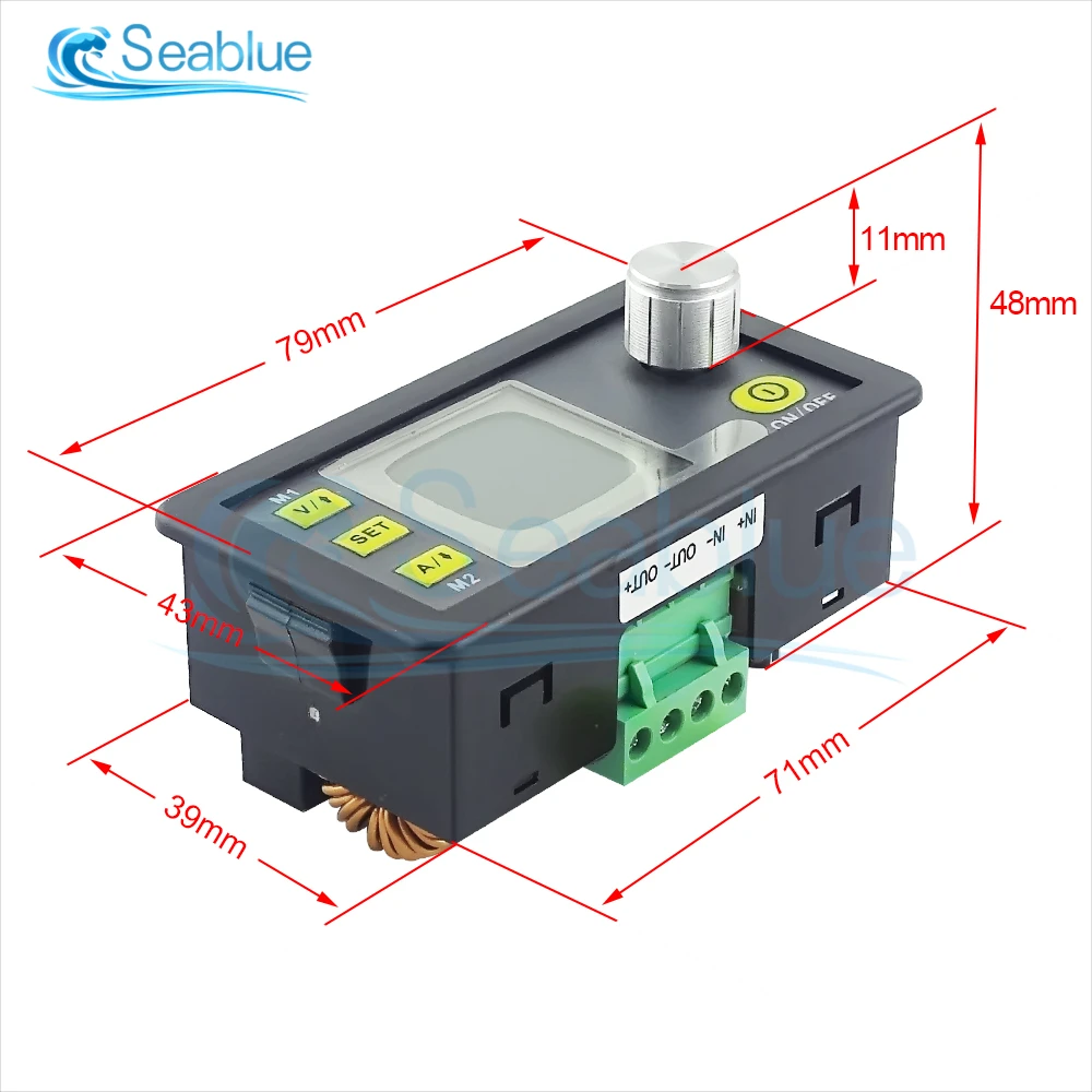 DPS5005 50V 5A Communication Constant DC-DC Voltage Current Step-down Power Supply Module Buck Voltage Converter Voltmeter