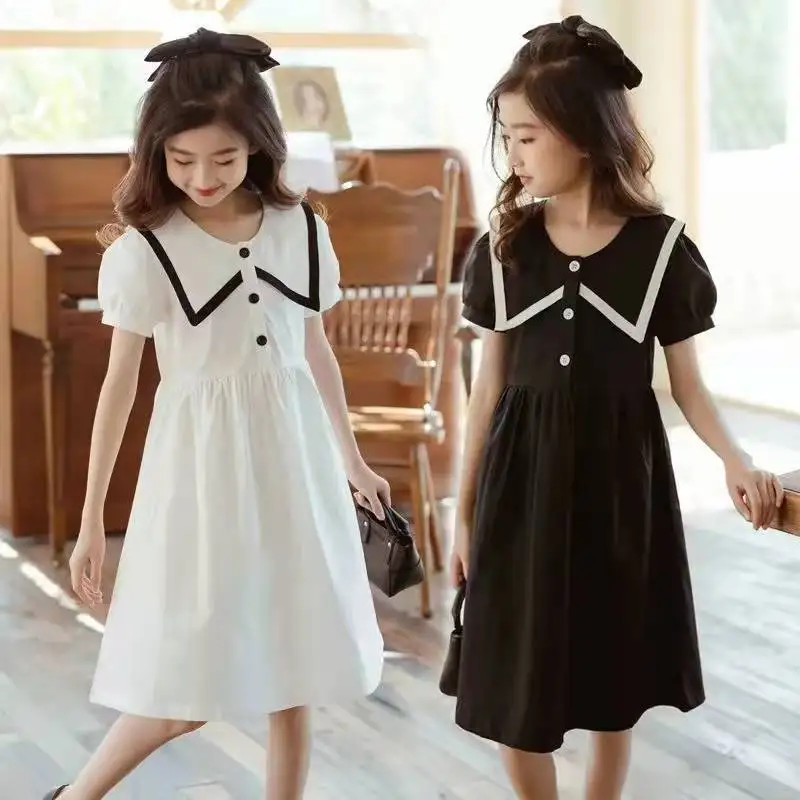 

Teenage Fashion Girls Dress Summer Children Casual School Dresses Costumes Party Princess Kids Clothes Vestidos 6 8 10 12 14 Yea