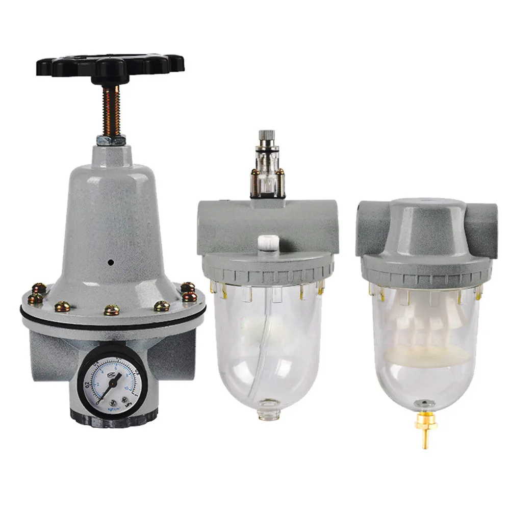 

QTY/QIU/QSL-08/10/15/20/25/32/4050 Pneumatic Air Compressor Lubricator Regulator Pneumatic Air Filter Pressure Regulating Valve