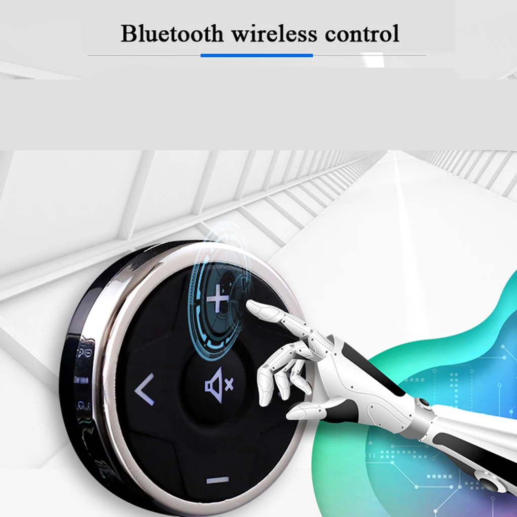 Car Steering Wheel Remote Control Wireless DVD GPS Navigation Radio 10 Keys Music Buttons