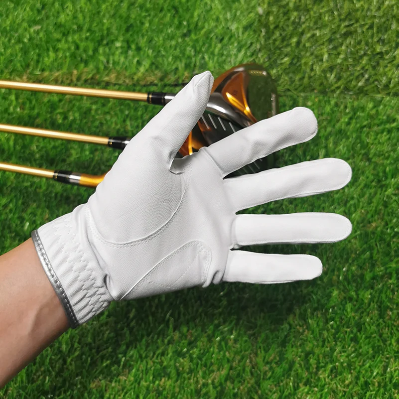 Men\'s Comfortable Wear-resistant Leather Golf Gloves 1 PCS