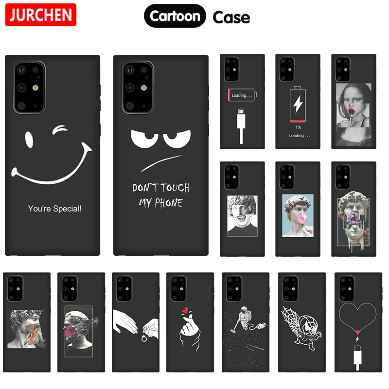 JURCHEN Custom Silicone Phone Case For Xiaomi Redmi Note 9S 9 8 8T 7 Pro Max 8A 7A Cover 3D Relief Print Soft Black Coque Case