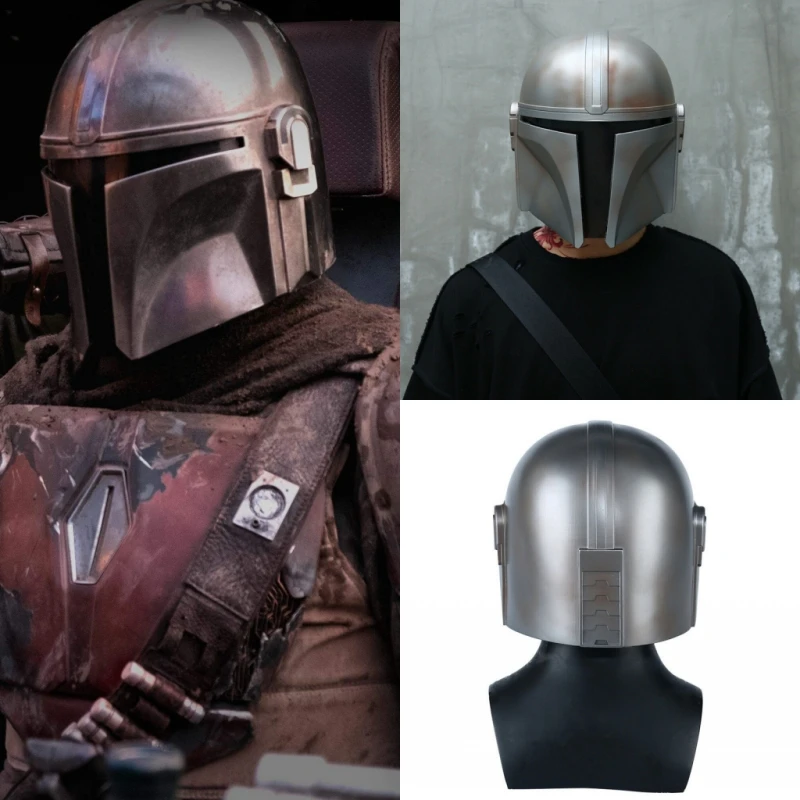 

Movie Boba Fett Cosplay Mask Helmets PVC Masks Props Halloween Mask for Face with Eye Shield Anime Robot Full Masks Boba Fett