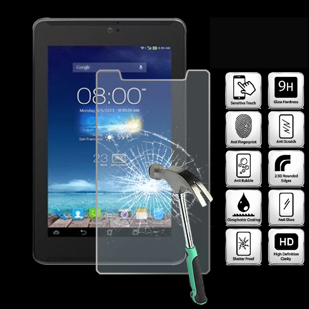 

Для планшета ASUS Fonepad 7 ME372CG, защитная пленка из закаленного стекла, взрывозащищенная пленка для экрана от царапин