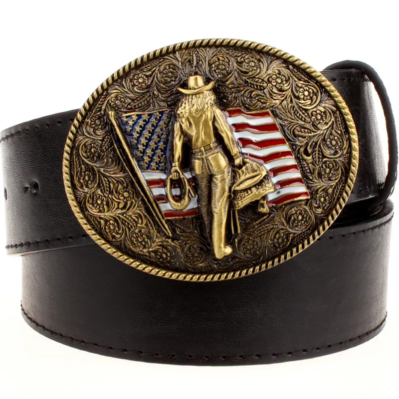 Western Cowboy Style Belt Buckle Series Versatile Fashion Personality Hip-Hop Variety Of Styles