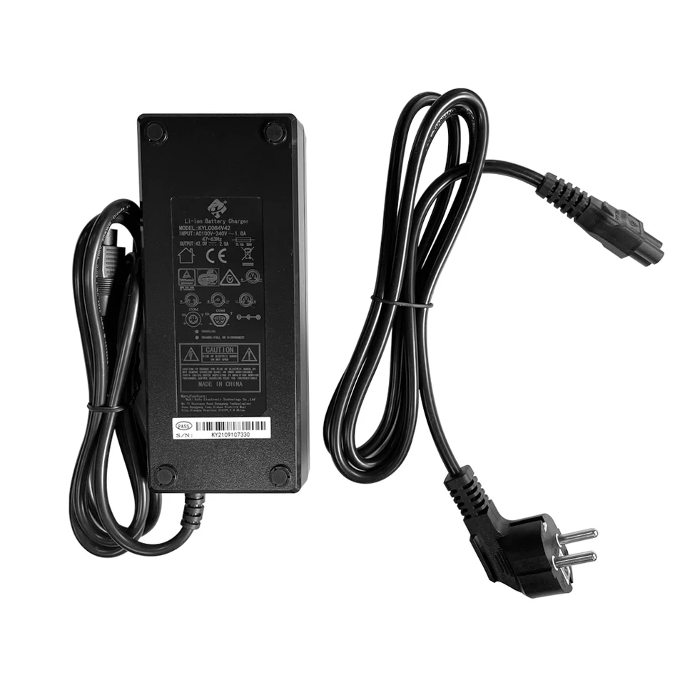 電動自転車用バッテリー充電器,5ピン充電器,42v,2a,kylc084v42