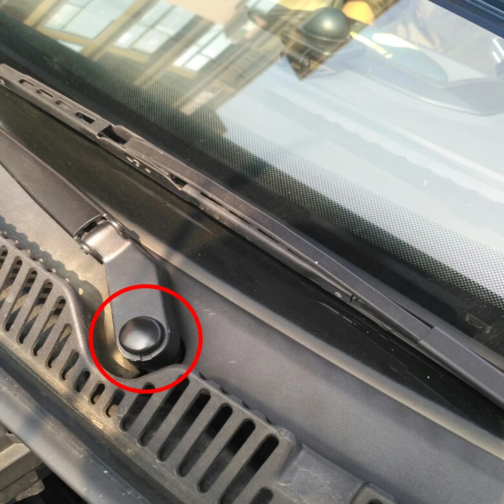 2 Pcs Front Windshield Wiper Arm Nut Bolt Cover Cap For Audi A1 A2 A3 B5 B6 B7 A8 A3 A5 A7 TT R8 RS3 RS5 OE# 1J0955205A