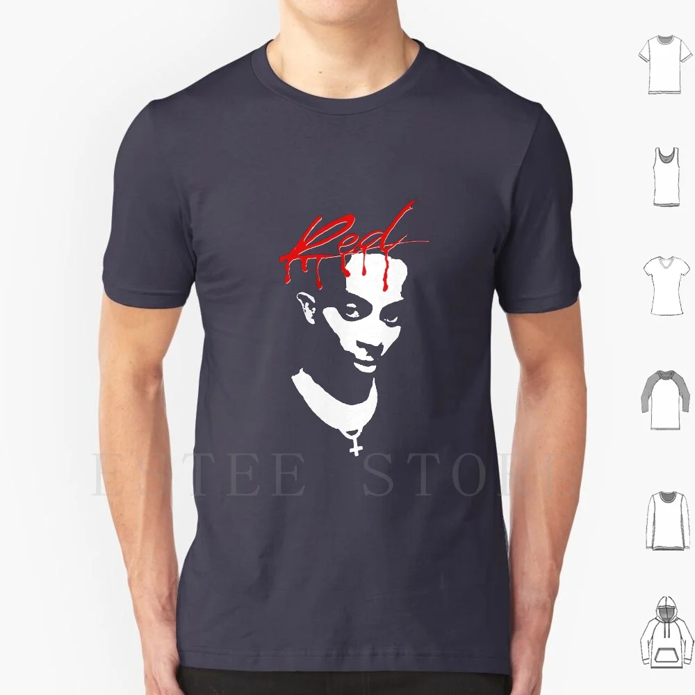 Funny Whole Lotta Red Black Shirt T Shirt Men Cotton 6xl Vector Rapper Megan The Stallion Lil Durk Whole Lotta Red Lil Uzi Vert