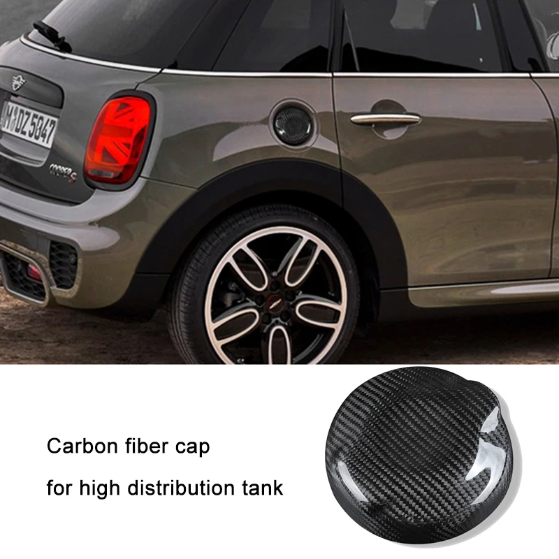 

Car Fuel Tank Cover Sticker For MINI Cooper F55 F56 F57 Carbon Fiber Fuel Tank Cap Protective Shell Car Accessories Modification