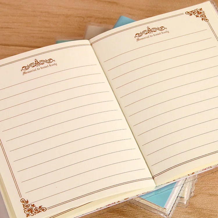 Kawaii Mini PVC Notebook Paper Diary School  Notebook Paper Schedule Planner multicolor milk tea Gift For Girl