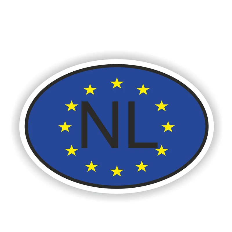 NETHERLANDS Country Flag Vinyl Cartoon Car Sticker Auto Accessories Car Styling Decal PVC 14cm*10cm Cover Scratches Waterproof