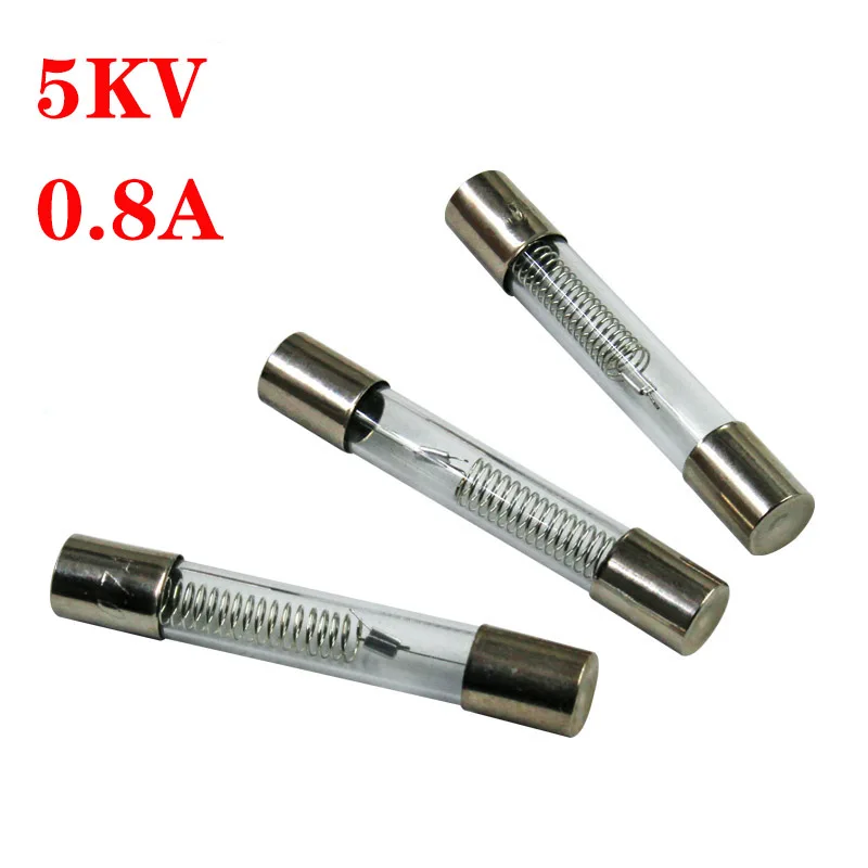 5PCS 5KV 0.8A 800MA Microwave Oven High Voltage Fuse