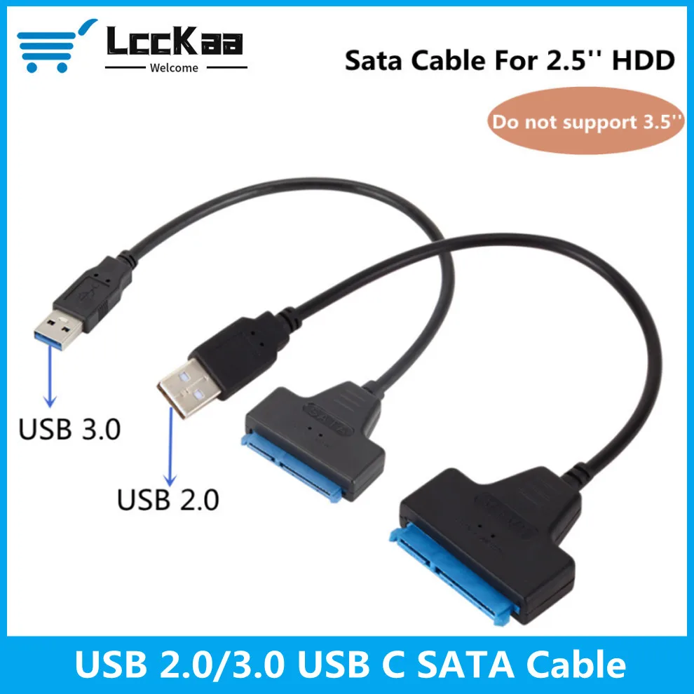 Usb sata cabo sata 3 para usb 3.0 /2.0/3.1 adaptador cabos conectores usb sata adaptador cabo suporte 2.5 polegadas ssd hdd disco rígido