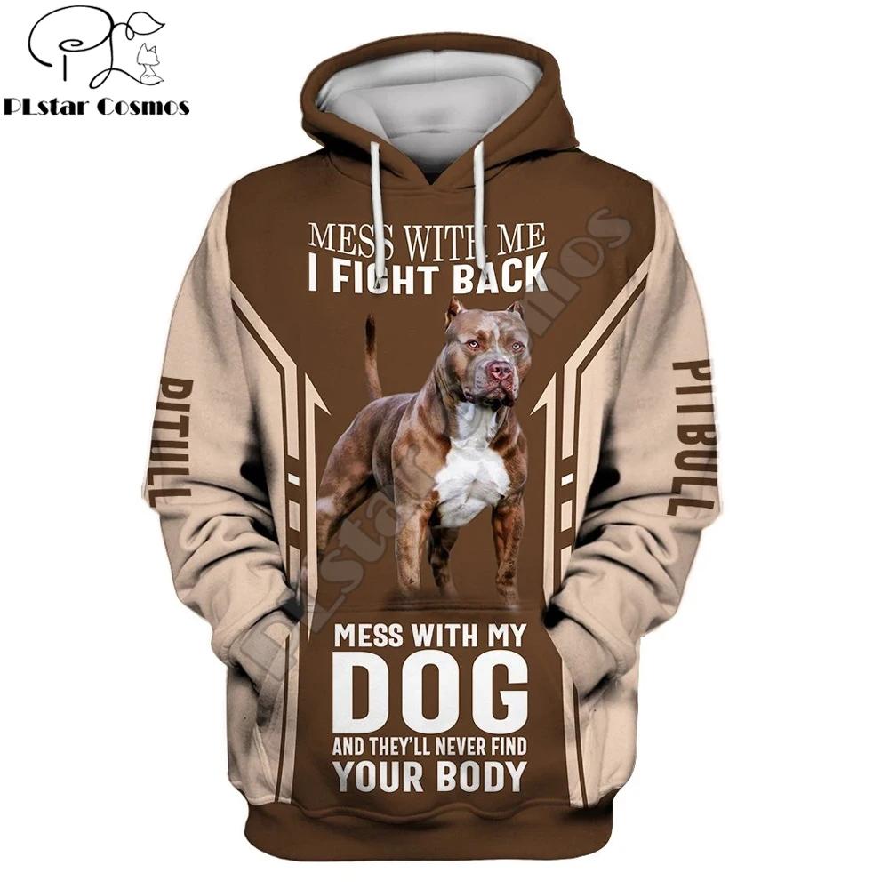 

Dog Lover Pit bull 3D Printed Autumn Men Hoodies Unisex Pullovers Zip Hoodie Casual Street Tracksuit Cosplay Clothing DW669