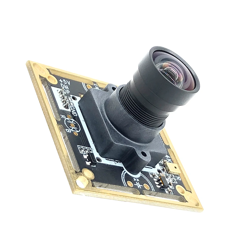 Módulo de câmera USB para Windows e Linux, sem distorção, Mini Webcam, 4K, 3840x2880, Sony IMX377, 30FPS, 1200W, 38x38mm