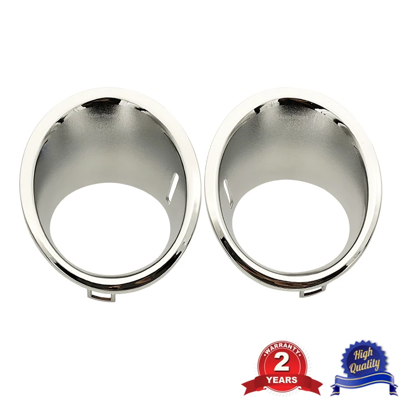 Front Fog Light Chrome Trim Ring for BMW Mini Cooper R55 R56 R57 Petrol Vehicles