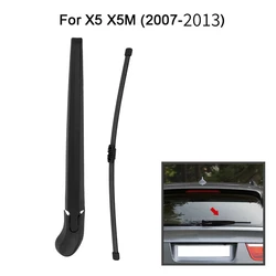 Car Rear Window Windshield Wiper Arm & Blade Complete Replacement Set For-BMW E70 X5 X5M 2007-2013