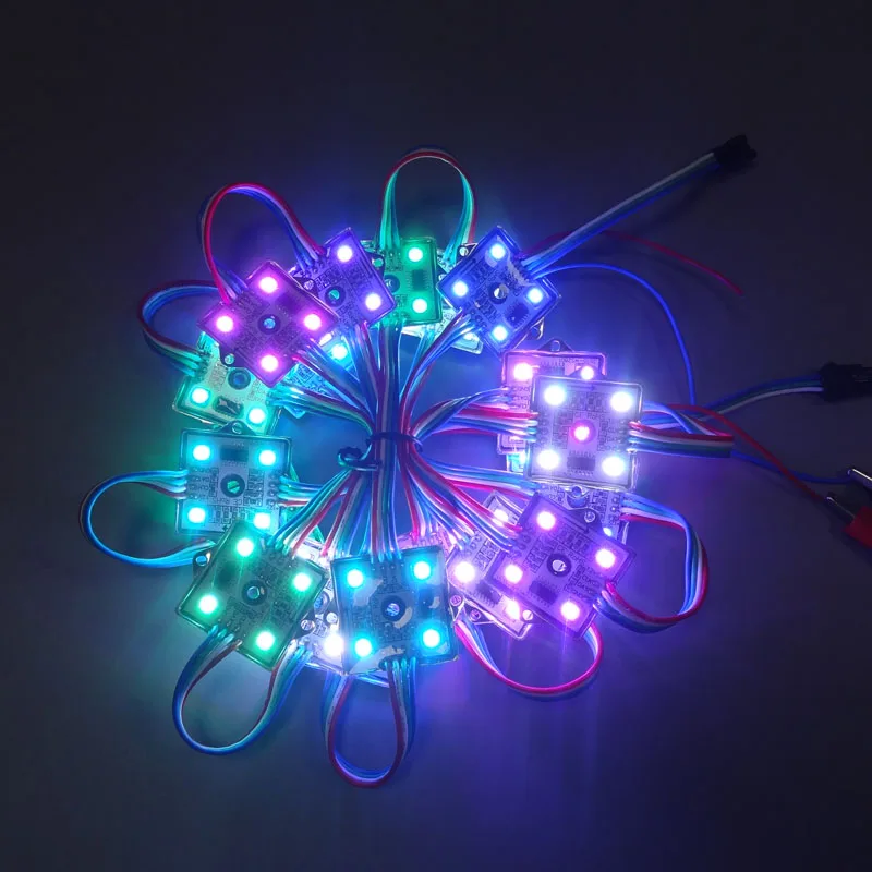 5000X factory wholesale WS2811 digital RGB dream color string module 35*35mm 4 led pixel module light