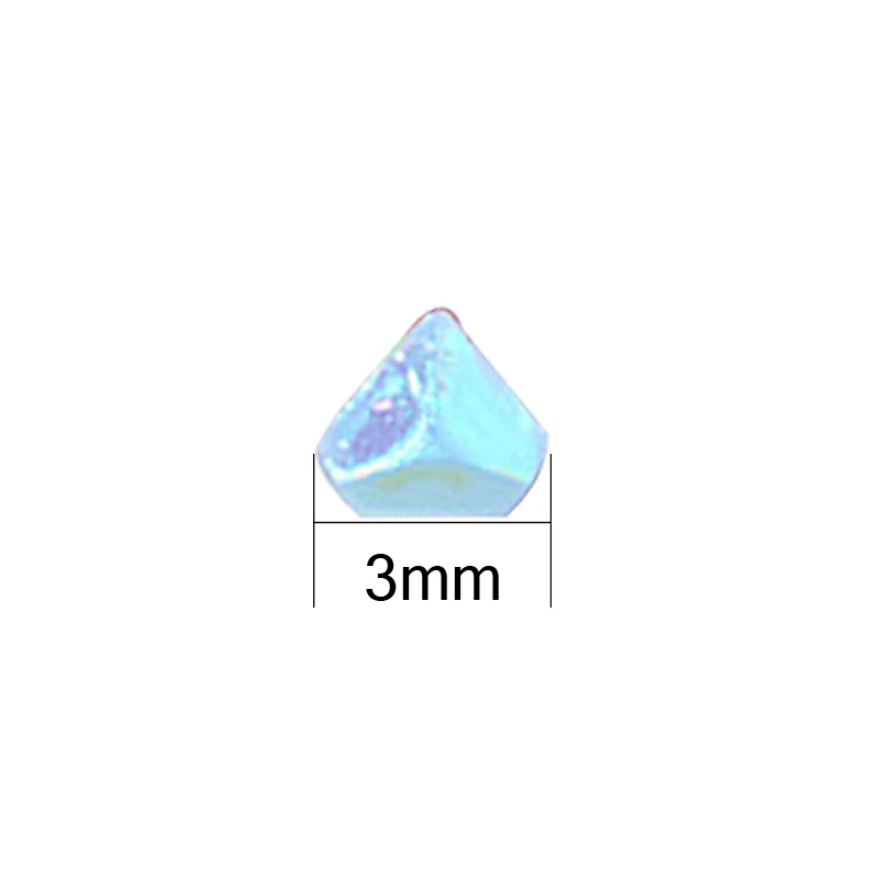 3D Diamond Shape Bulk Sequins Multicolor PVC Nail Art Accessories Wedding Dress Sewing Craft Clothes Decoration Dress Shoes DIY