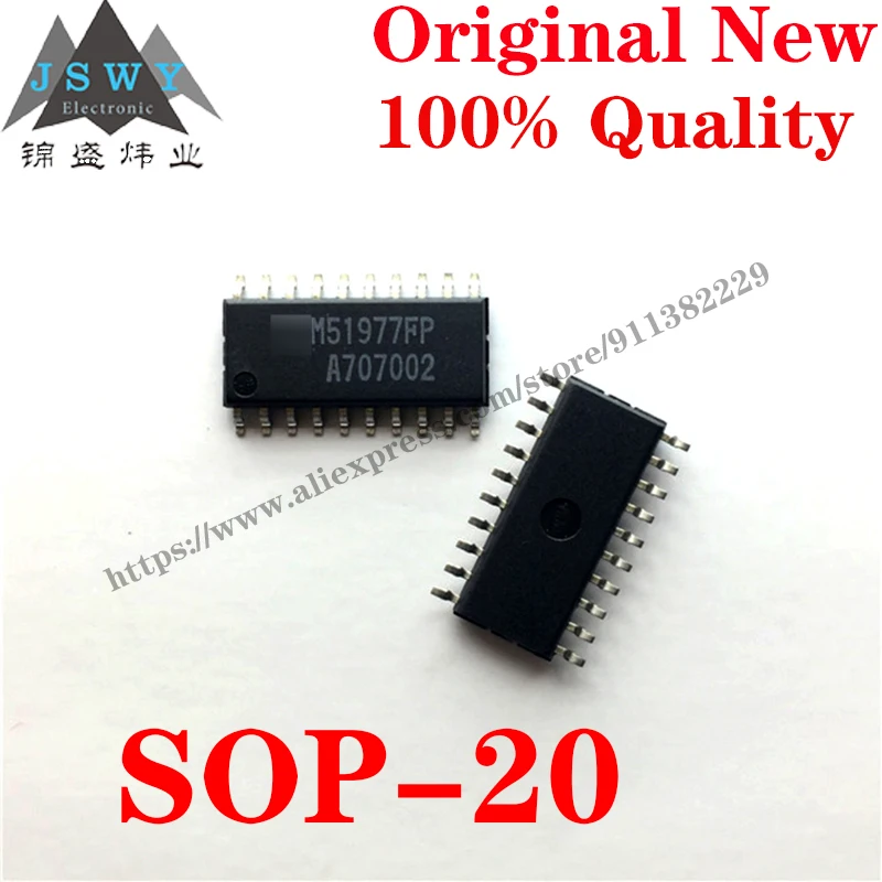 10~100 PCS M51977FP SOP-20 Semiconductor Power Management Switch Controller IC Chip with for module arduino Free Shipping M51977