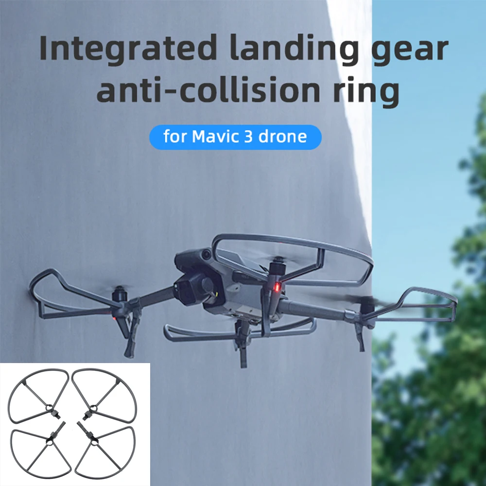 Propeller Guard with Landing Gear for DJI Mavic 3 Drone Protector Quick Release Install Protective Cage Cover Accessory