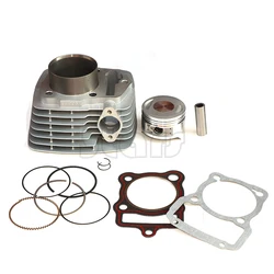 Motorcycle Cylinder Piston Ring Gasket Kit 63.5mm Bore 196cm3 for Lifan CB200 WY196 CB 200 WY 196 200cc Off Road Dirt Bike