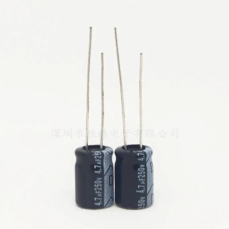 

20PCS/lot High Quality 250V4.7UF Brand New Aluminum Electrolytic Capacitor Size: 8X12 (MM)