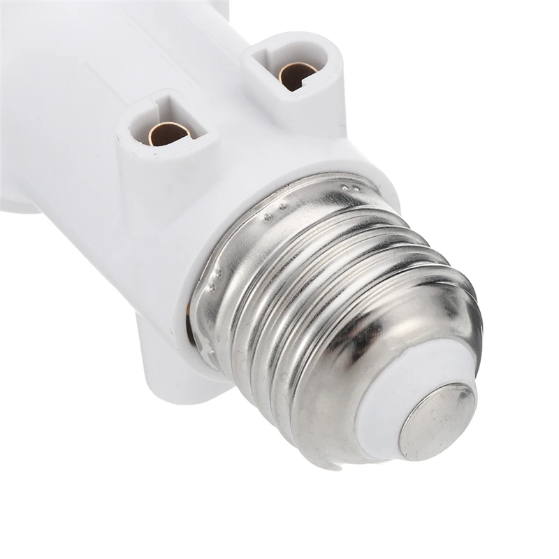AC100-240V 4A E27 ABS Uni Eropa LED Bohlam Adaptor Lampu Pemegang Base Plug Konektor Aksesoris Sekrup Fitting Konversi untuk Lampu