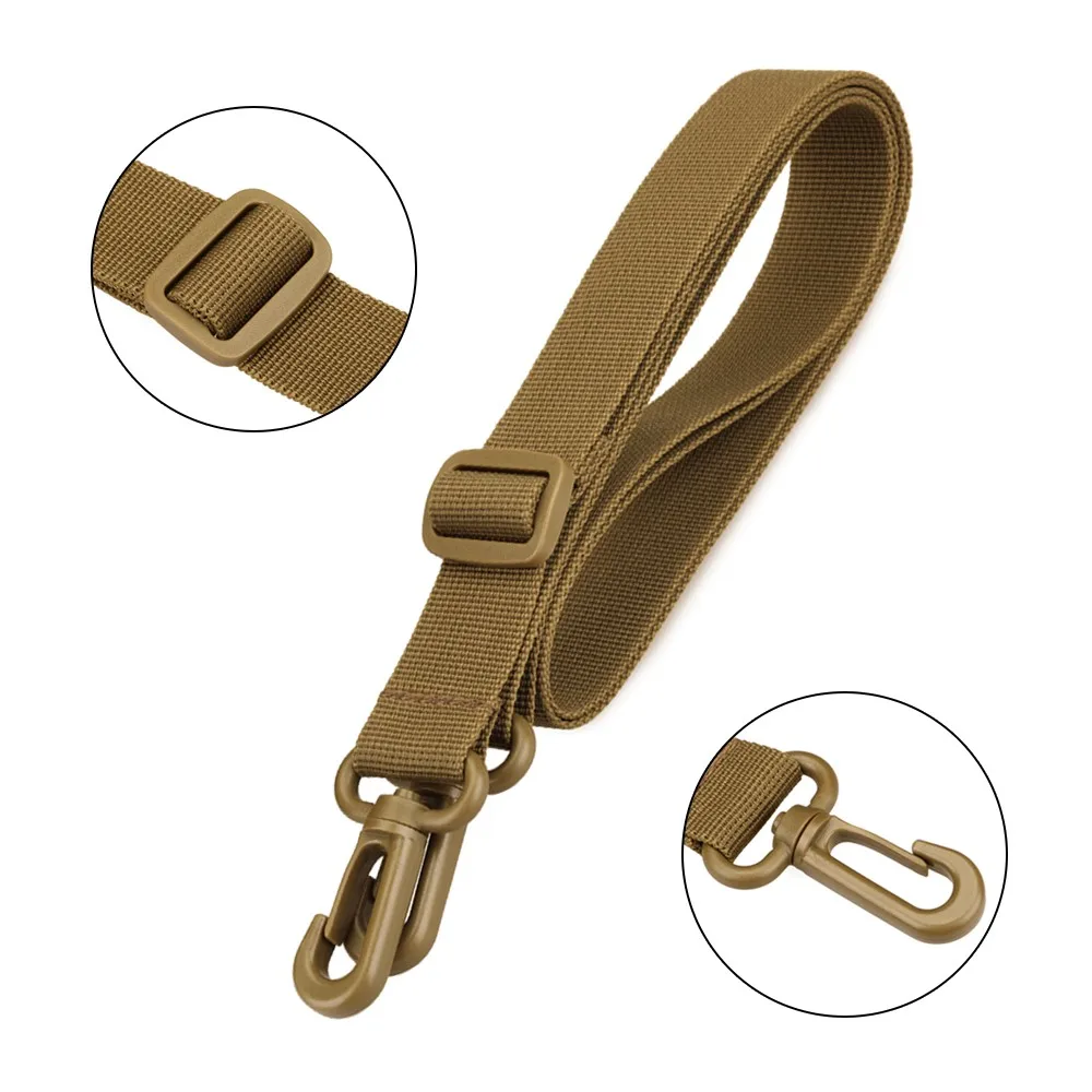 2.5/3.8cm Tactical Shoulder Strap Durable Water Bottle Waist Bag Strap Adjustable Replacement Nylon Strap Hunting Accessories image 3
