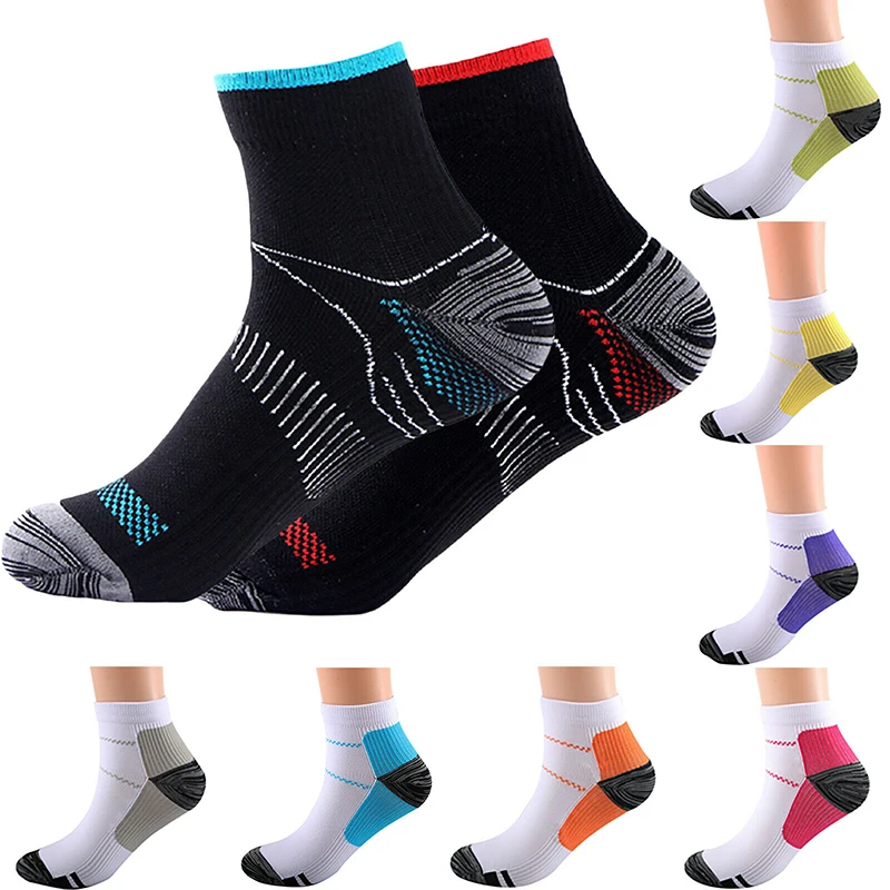 

Men's Compression Socks For Basketball Sports Breathable Sweat-absorbent Pressure Socks Fashion Ankle Cotton Socks Hot Sale