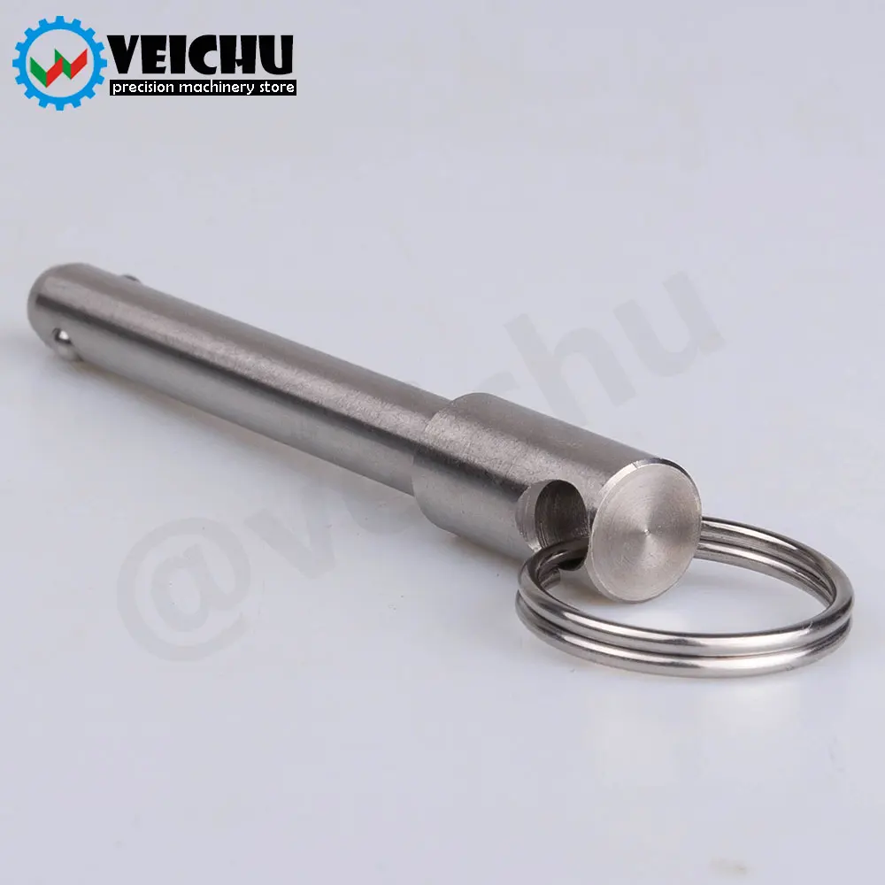 VCN115.1  1pcs  Stainless Steel Safety Pins Key Ring Ball Lock Pin For Quick And Easy Locking/Connection Of Parts And Tools