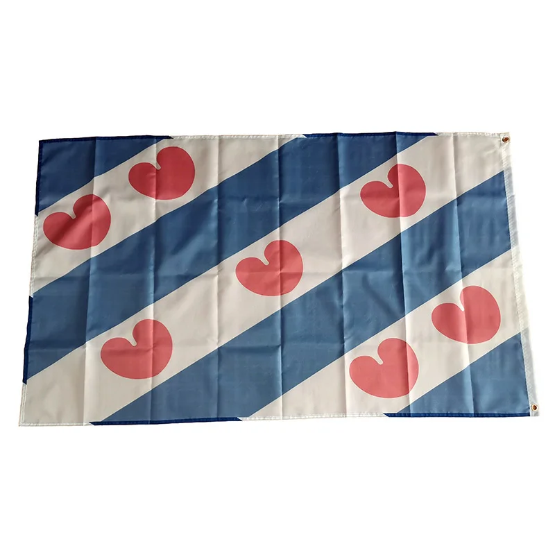 Friesland Flag Holland Netherlands City 60x90cm 90x150cm Decoration Banner for Home and Garden