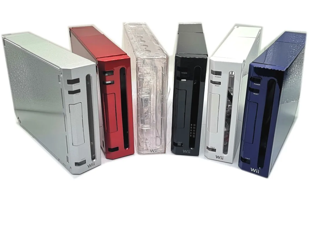 16 ألوان ل وي كامل شل الإسكان الإسكان استبدال أجزاء ل وي لعبة وحدة التحكم غطاء مع أجزاء صغيرة