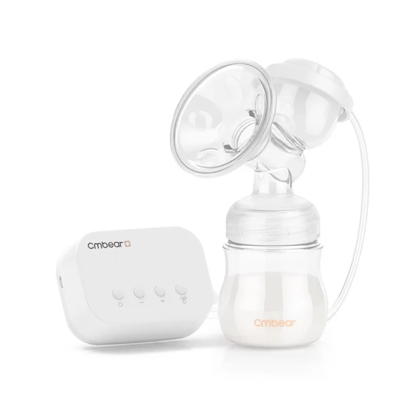 Single Electric Breast Pump, 180ml Feeding Bottle, Ultra-quiet, 2 Modes, Multiple Gears,12 Gears BPA Free