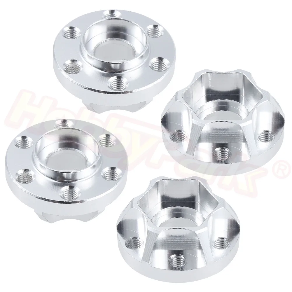 4 sztuk stopu aluminium 12mm Hex piasty koła rozszerzenie Adapter dla 1/10 gąsienica rc 1.9 \