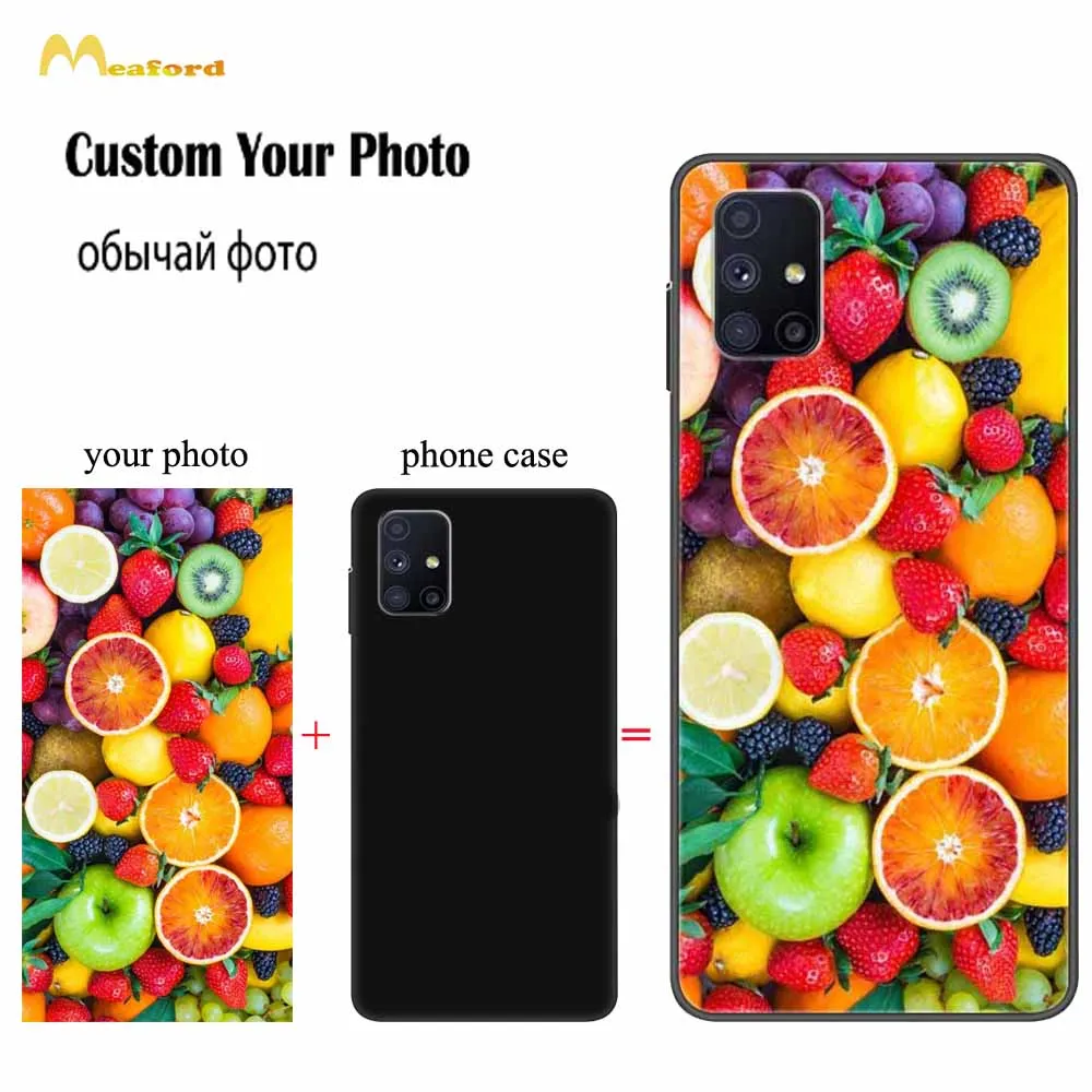Customized Photo Phone Cases For Samsung Galaxy M51 M32 M12 M21S M31S M11 M10S M30S A02S Silicone Cover DIY Picture Text Design