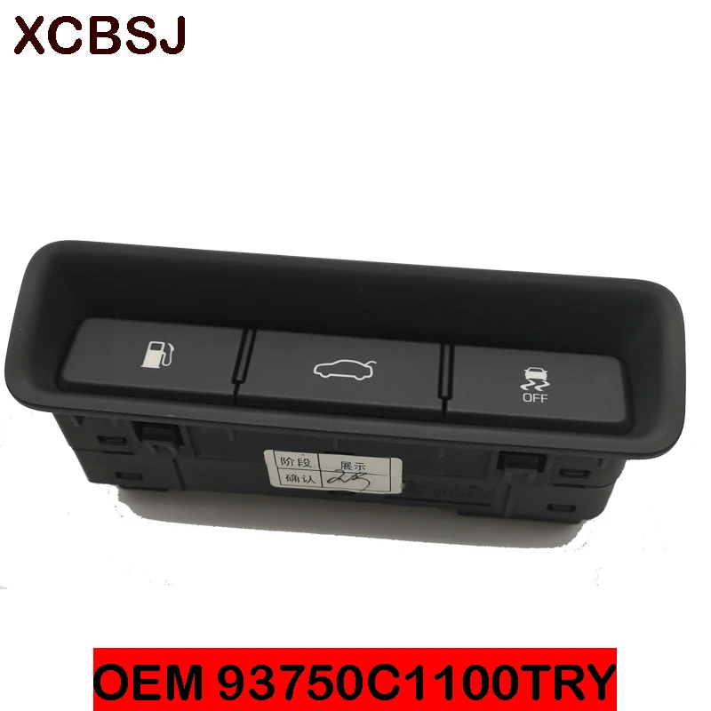 FOR Hyundai Sonata LF 2015-2018 Fuel-Trunk-Traction Control Switch OEM 93750C1100TRY  93570 93570C1100