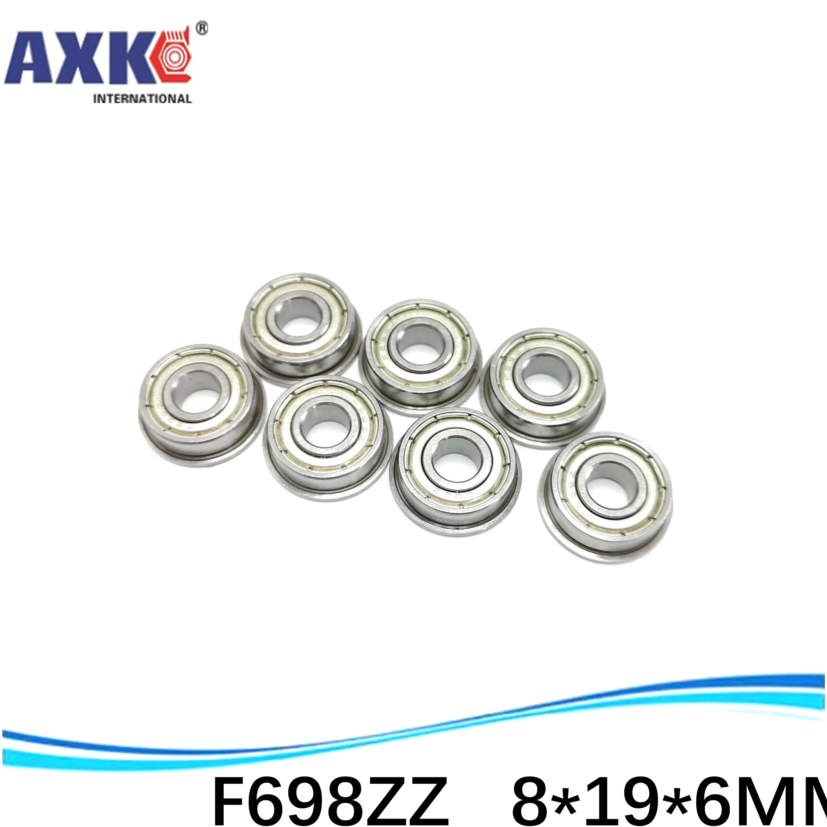 F698 F698-ZZ F698ZZ F698-2Z F698Z zz z 2z DDRF-1980ZZ Flanged Flange Deep Groove Ball BearingsHigh Quality 8*19*22*6*1.5 mm