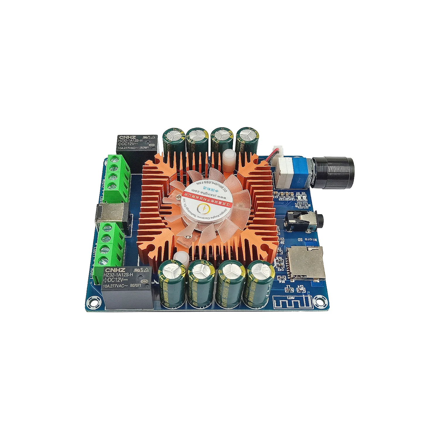 GHXAMP TDA7388 original imported 50W*4 Car audio modified Bluetooth digital power amplifier board TF AUX DC12-18V