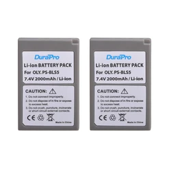 DuraPro 2000mAh PS BLS5 BLS-5 PS-BLS5 BLS-50 baterii do długopisu Olympus E-PL2 E-PL5 E-PL6 E-PL7 E-PM2 OM-D E-M10 E-M10 II rysik 1